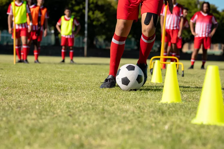 Photo: Soccer drills